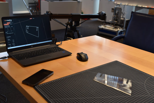 Digitizing machine knives and die-cut tools with CADPen